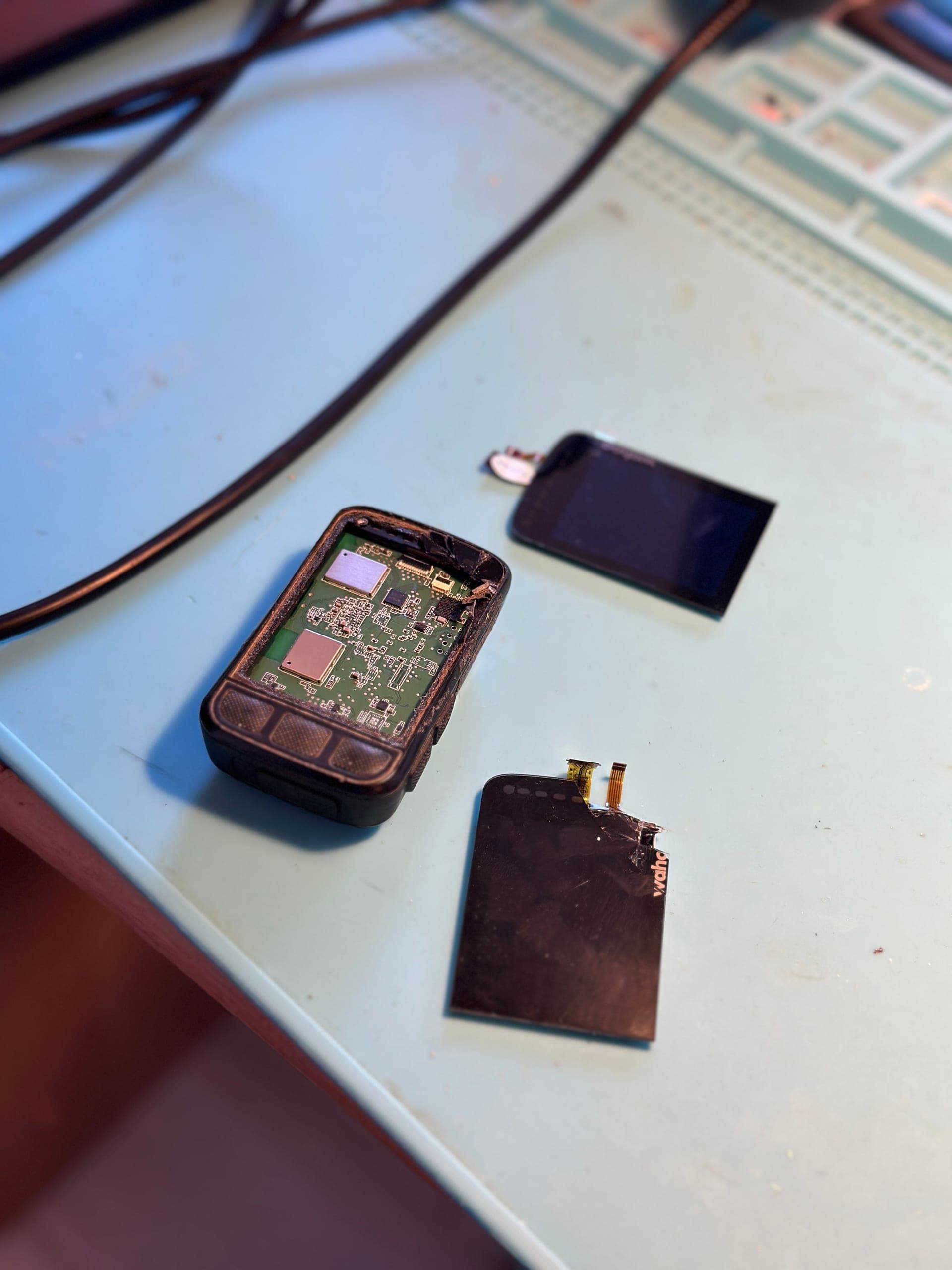 GPS Wahoo changement écran