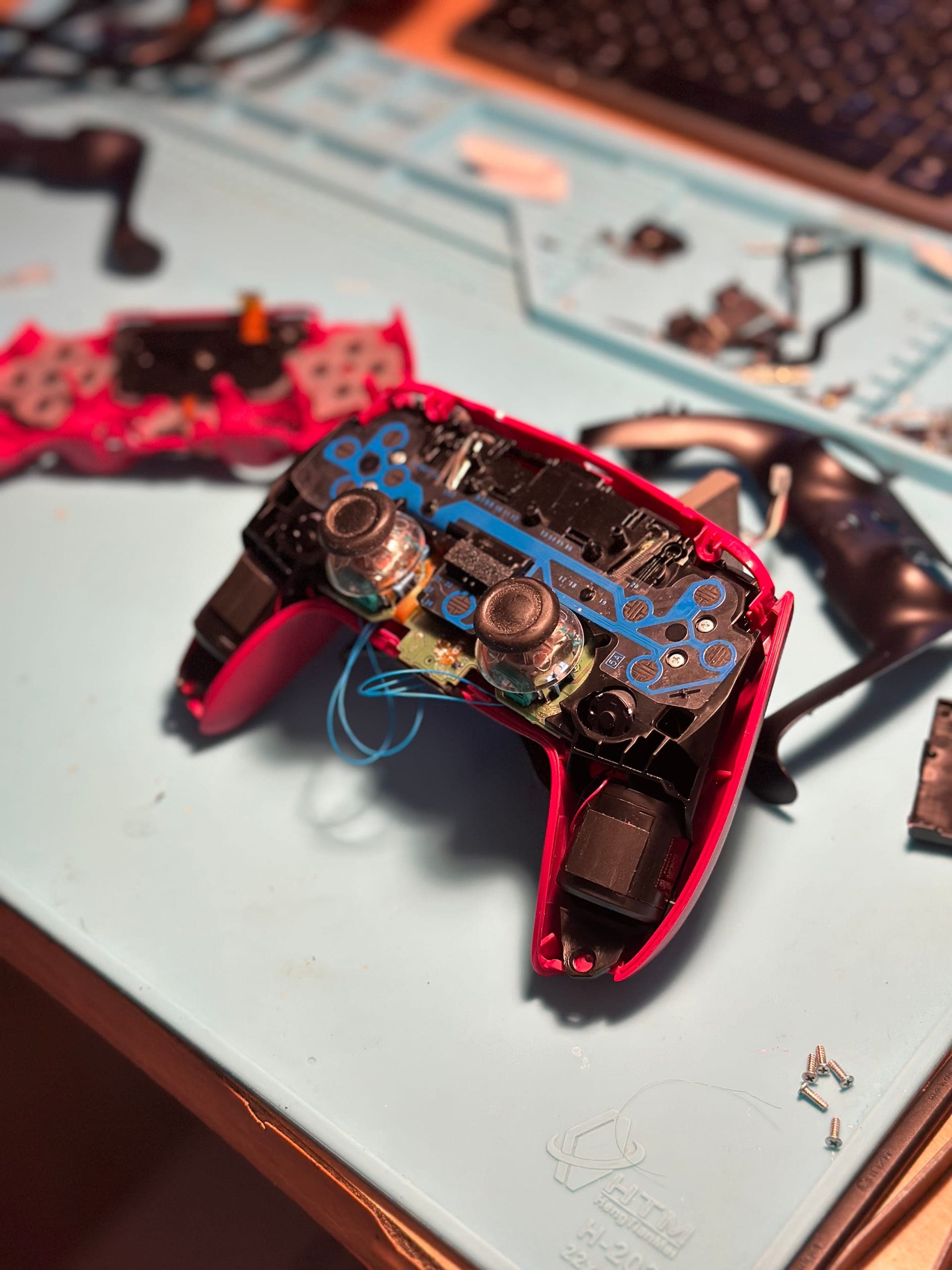 Manette PS rouge