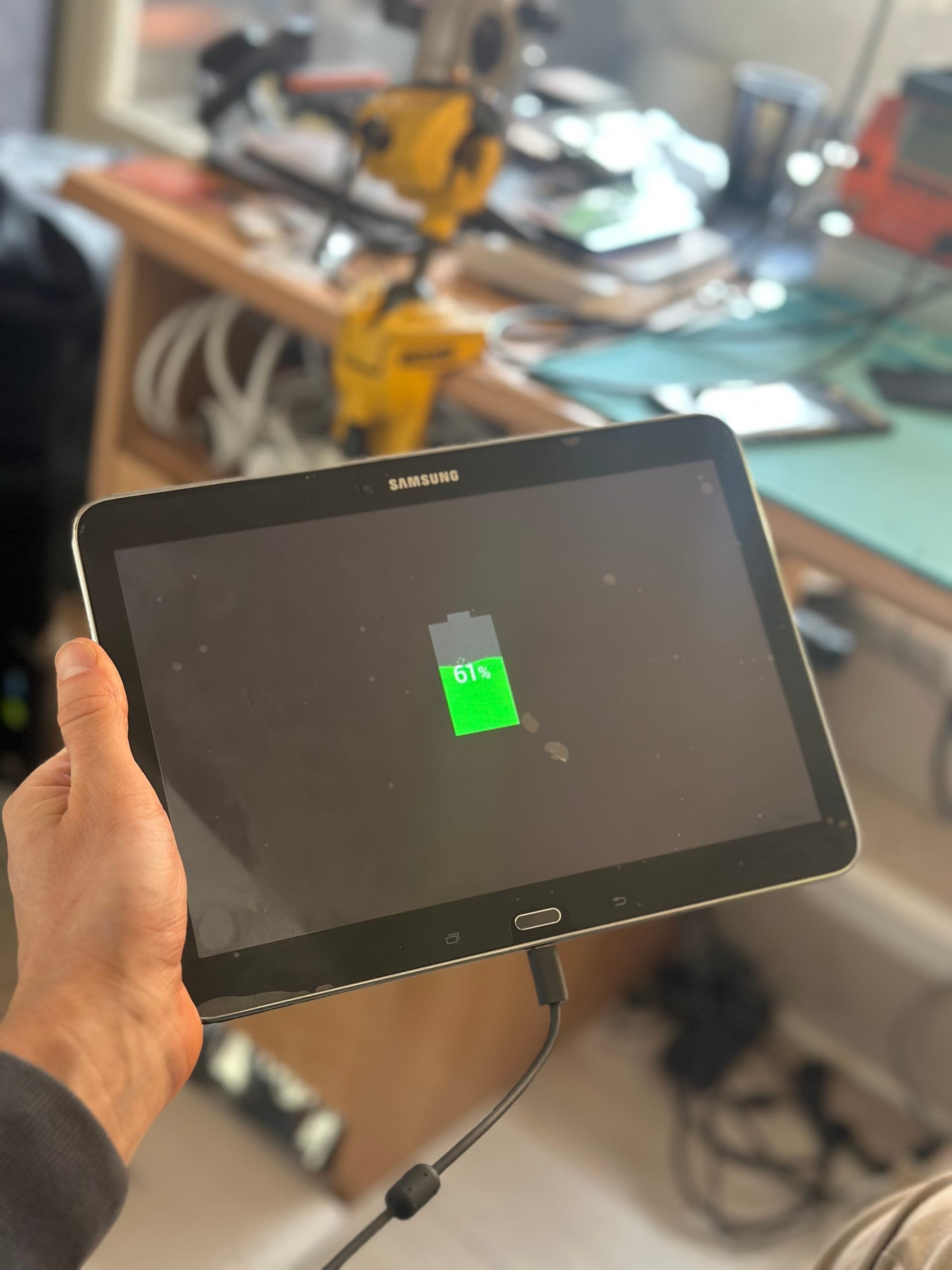 Tablette Samsung batterie